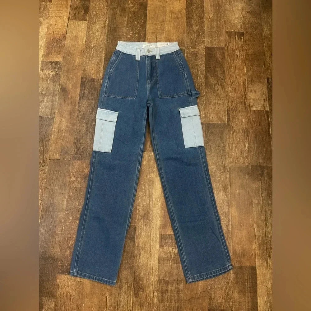 Pacsun 90s Boyfriend Y2K Baggy Carpenter  Straight Jeans size 25